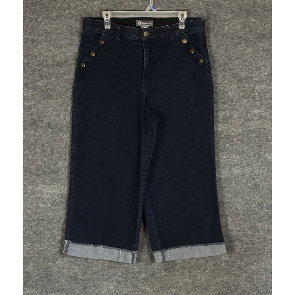 Democracy Ab Technology Straight Leg Cropped Jeans Size 16 Petite (34x22) AJ6201
